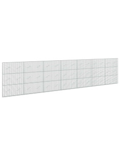 Gabione con Filo da 5 mm e Rete da 5x10 cm 700x10x150 cm 2