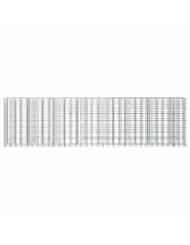 Gabione con Filo da 5 mm e Rete da 5x10 cm 750x20x200 cm