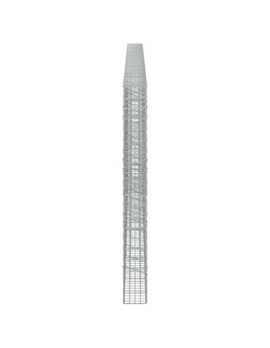 Gabione con Filo da 5 mm e Rete da 5x10 cm 750x20x200 cm