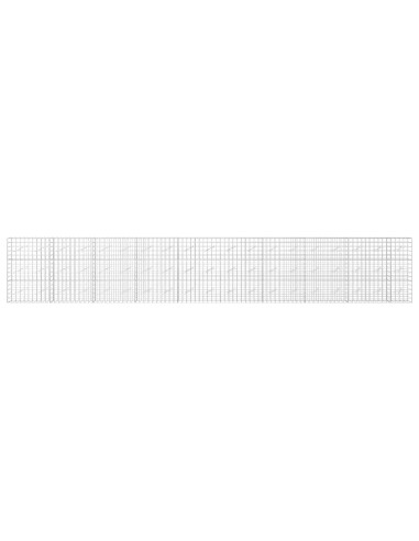 Gabione con Filo da 3,5 mm e Rete da 10x10 cm 950x10x150 cm
