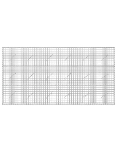 Gabion con Filo da 3,5 mm e Maglia da 5x5 cm 300x10x150 cm