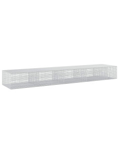 Gabione con filo da 3,5 mm e rete da 5x2,5 cm 450x100x50 cm 2