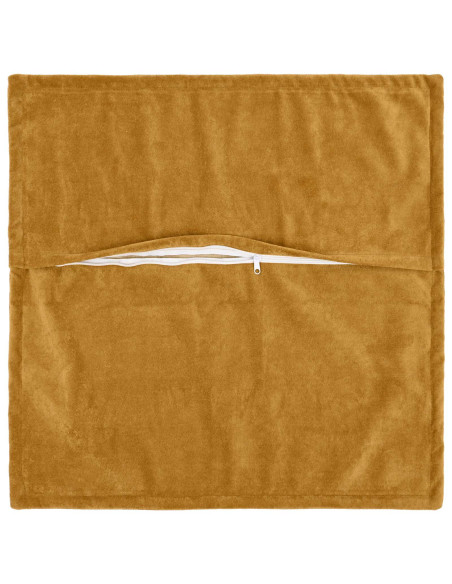 Federa 2 pcs HOUTEN Giallo 65 x 65 cm Fleece in microfibra