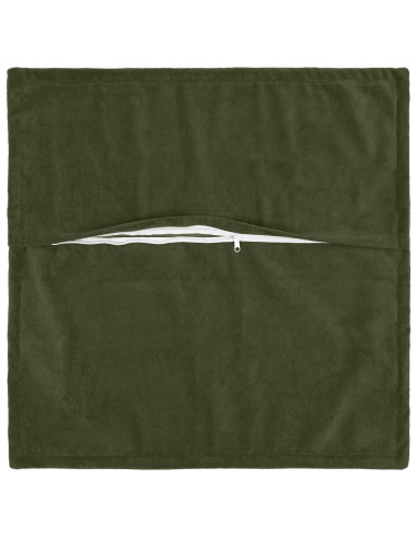 Federa 2 pcs HOUTEN Verde 65 x 65 cm Fleece in microfibra