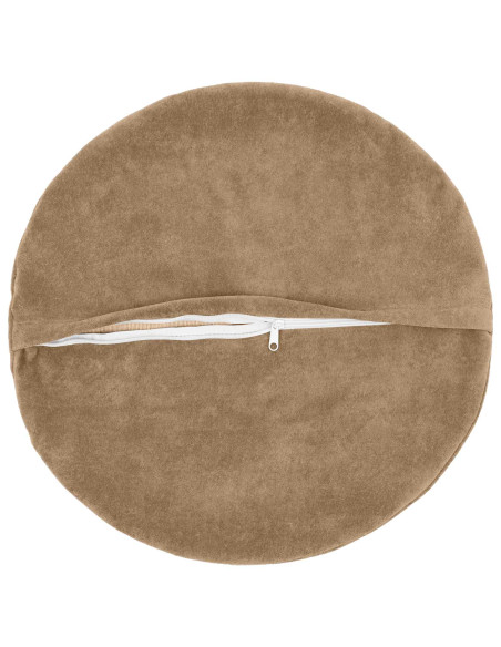Federa 2 pcs HEERLEN Tortora Ø 60 cm Fleece in microfibra