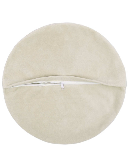 Federa 2 pcs HEERLEN Crema Ø 60 cm Fleece in microfibra