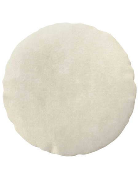 Federa 6 pcs HEERLEN Crema Ø 60 cm Fleece in microfibra