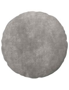 Federa 2 pcs HEERLEN Grigio Chiaro Ø 60 cm Fleece in microfibra 2