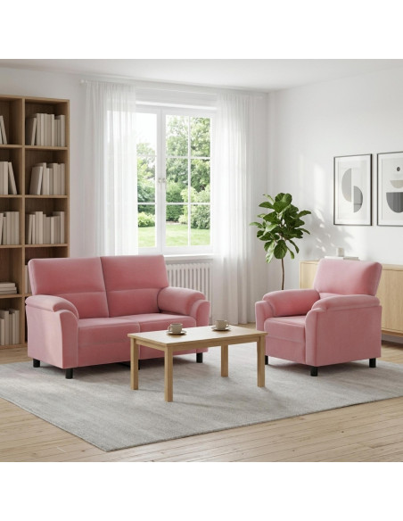 Set di divani 2 pcs Rosa Velluto
