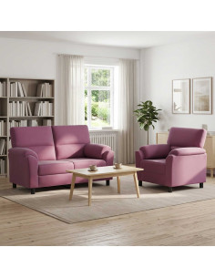 Set di divani 2 pcs Viola Velluto