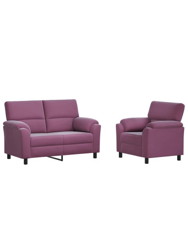 Set di divani 2 pcs Viola Velluto