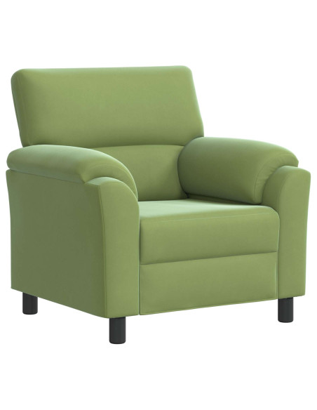 Set di divani 2 pcs Verde chiaro Velluto