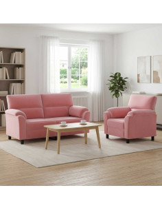 Set di divani 2 pcs Rosa Velluto