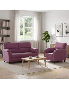 Set di divani 2 pcs Viola Velluto