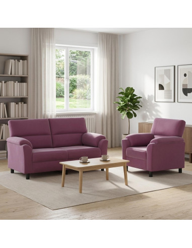 Set di divani 2 pcs Viola Velluto