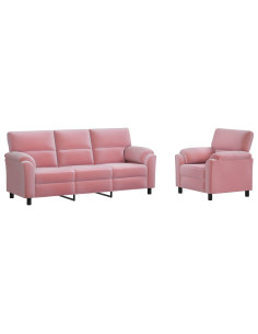 Set di divani 2 pcs Rosa Velluto 2