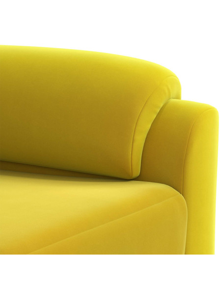 Set di divani 2 pcs Giallo Velluto