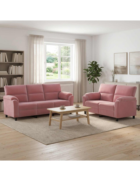 Set di divani 2 pcs Rosa Velluto