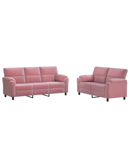 Set di divani 2 pcs Rosa Velluto