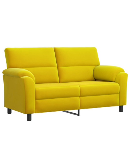 Set di divani 2 pcs Giallo Velluto