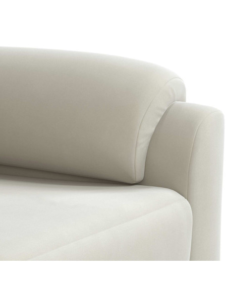 Set di divani 2 pcs Crema Velluto