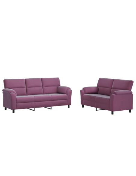 Set di divani 2 pcs Viola Velluto
