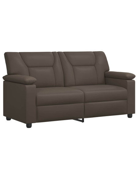 Set di divani 2 pcs Grigio Similpelle