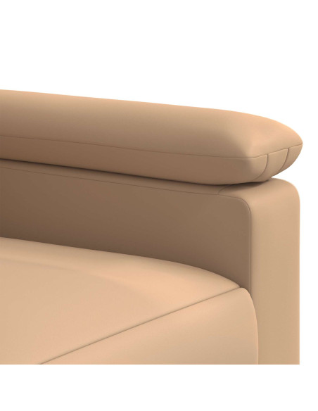 Set di divani 2 pcs Cappuccino Similpelle