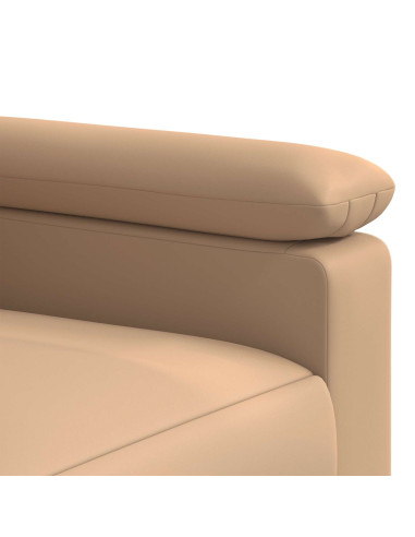 Set di divani 2 pcs Cappuccino Similpelle