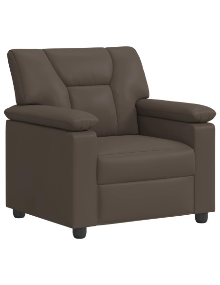 Set di divani 3 pcs Grigio Similpelle