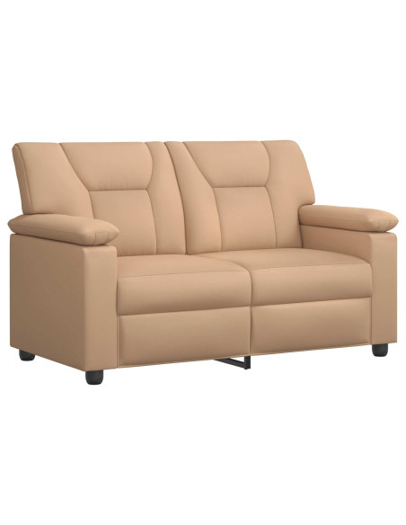 Set di divani 3 pcs Cappuccino Similpelle