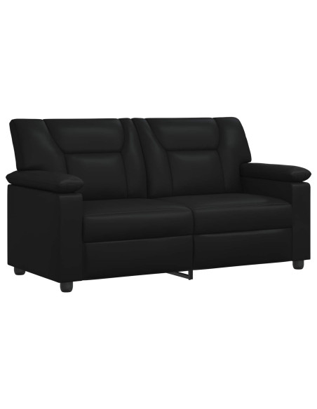 Set di divani 3 pcs Nero Similpelle