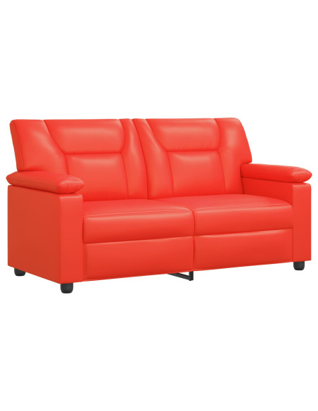 Set di divani 3 pcs Rosso Similpelle