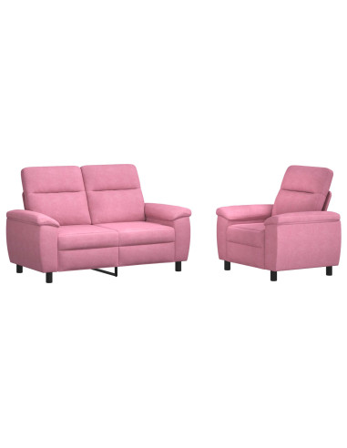 Set di divani 2 pcs Rosa Tessuto