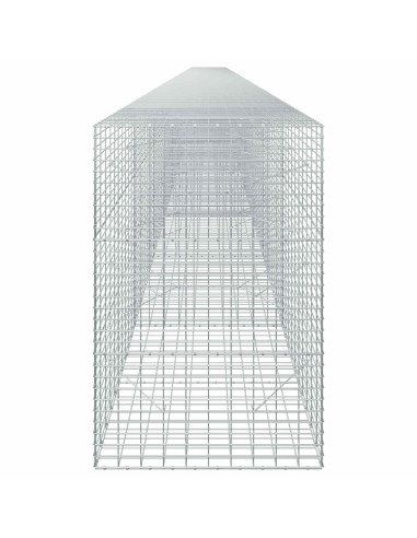 Gabione con Filo da 3,5 mm e Rete da 5x10 cm 1050x100x150 cm