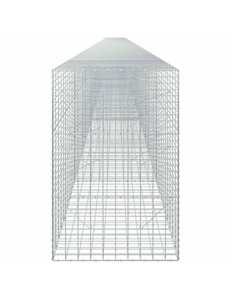 Gabione con Filo da 3,5 mm e Rete da 5x10 cm 1050x100x150 cm