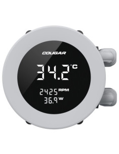 COUGAR RAFF. LIQUIDO POSEIDON VISTEK BIANCO ARGB 360 1.9'' DISPLAY