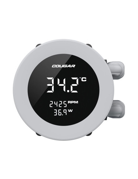 COUGAR RAFF. LIQUIDO POSEIDON VISTEK BIANCO ARGB 360 1.9'' DISPLAY