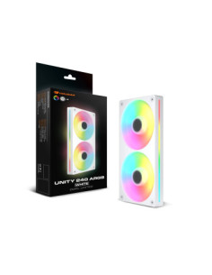 COUGAR VENTOLE CASE UNITY 240-FW ARGB PWM WHITE