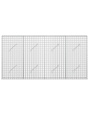 Gabion con Filo da 3,5 mm e Maglia da 5x5 cm 200x10x100 cm