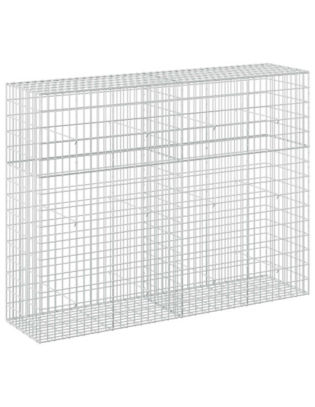 Gabione con Filo da 3,5 mm e Rete da 5x10 cm 200x50x150 cm