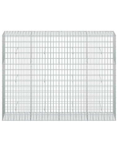 Gabione con Filo da 3,5 mm e Rete da 5x10 cm 200x50x150 cm