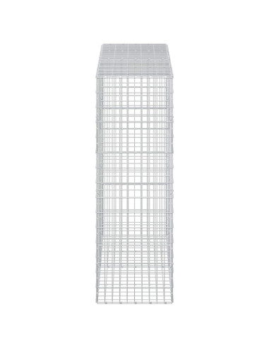 Gabione con Filo da 3,5 mm e Rete da 5x10 cm 200x50x150 cm