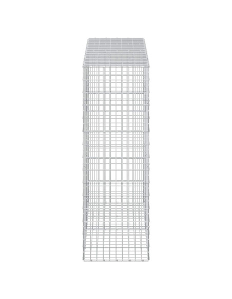 Gabione con Filo da 3,5 mm e Rete da 5x10 cm 200x50x150 cm