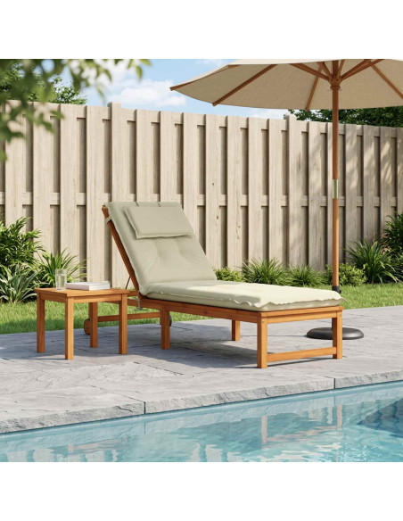 Cuscino per Lettino GEMERT 100% Poliestere Crema