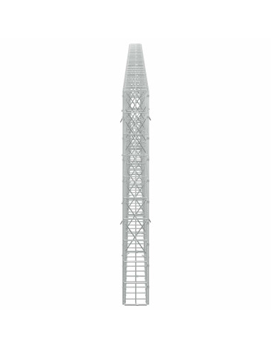 Gabione con Filo da 3,5 mm e Rete da 5x10 cm 550x10x100 cm