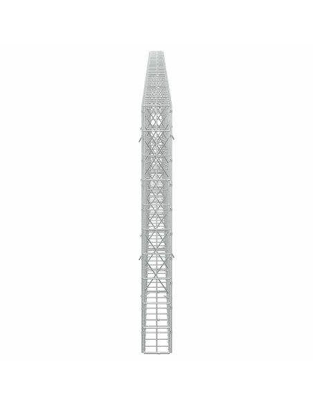 Gabione con Filo da 3,5 mm e Rete da 5x10 cm 550x10x100 cm