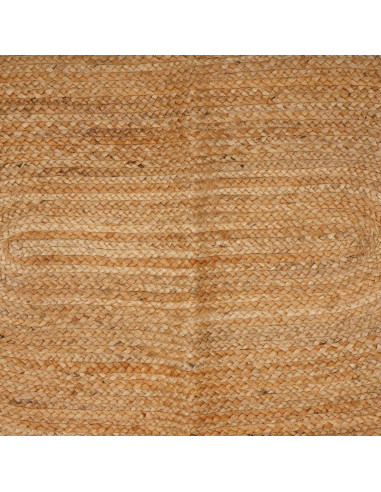 Tappeto da Area Grigio Scuro 122 x 183 cm Juta