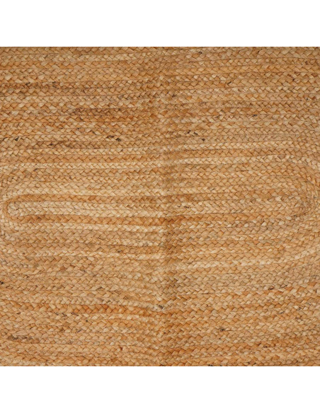 Tappeto da Area Grigio Scuro 122 x 183 cm Juta
