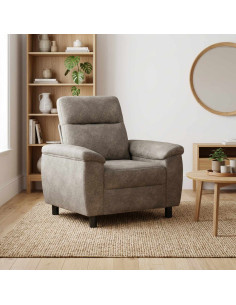 Divano Grigio Chiaro 95 x 90 x 95 cm
